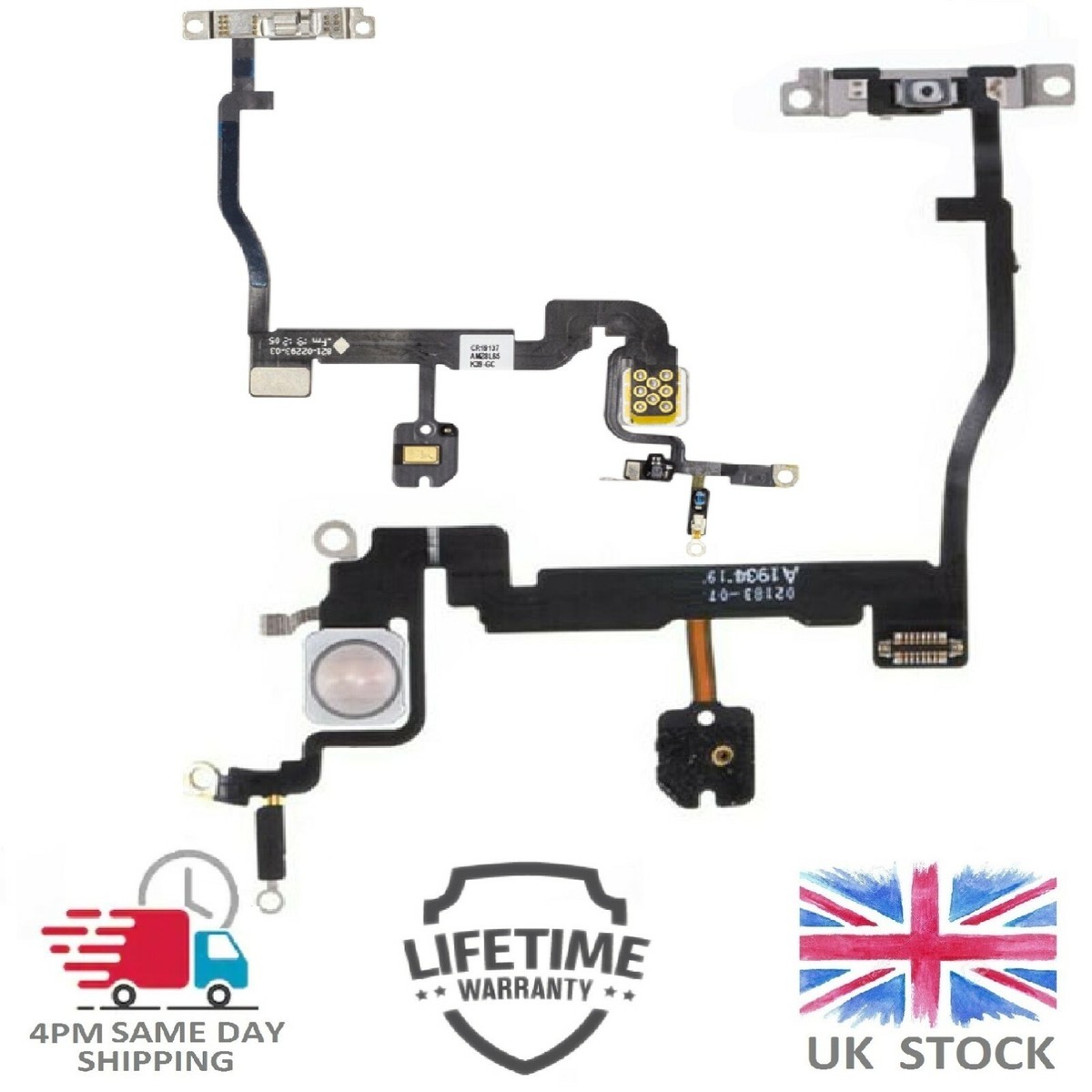 For iPhone 11 Pro Max Power Flex Cable Camera Flash LED Replacement  Bracket