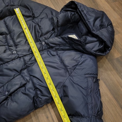 ZARA BOY COLLECTION NAVY BLUE PUFFER WARM HOODED JACKET SIZE 10 CM140 - Picture 10 of 12