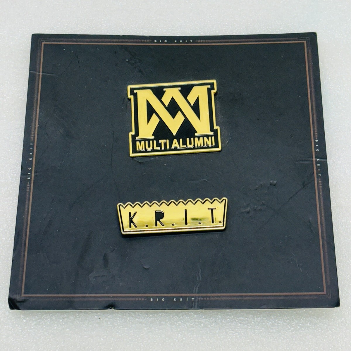 RARE‼ Big K.R.I.T. Gold Tone Metal Pin Badge Set Multi RARE‼ Big K.R.I.T. Gold Tone Metal Pin Badge Set Multi