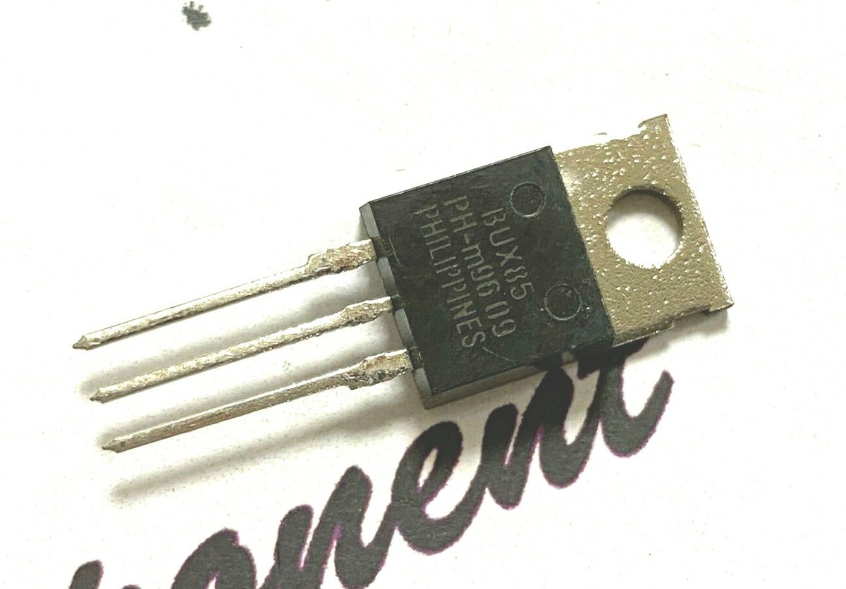 Transistor De Puissance BUX85 NPN Philips - 2A 450V 40W TO220 Neuf