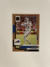 2022 Panini Clearly Donruss #5 Josh Allen Orange /75 Bills
