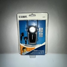 Coby CX73 Pocket radio AM/FM portable radio with Earphones portable radio new