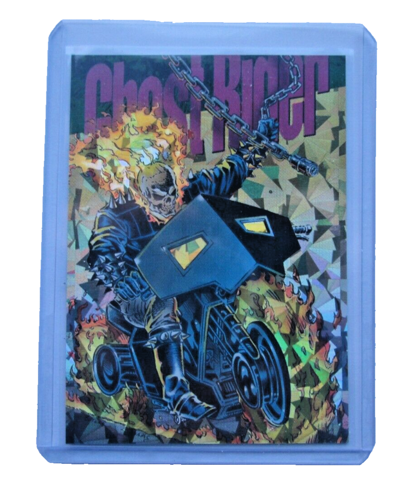 1994 Flair Marvel Pepsi GHOST RIDER 6 Prism Chase Card Spanish Mexico