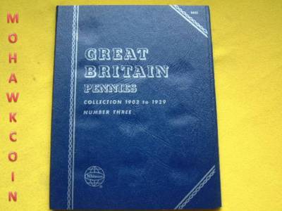 #9683 GREAT BRITAIN PENNY 1902-1929 - NEW WHITMAN FOLDER