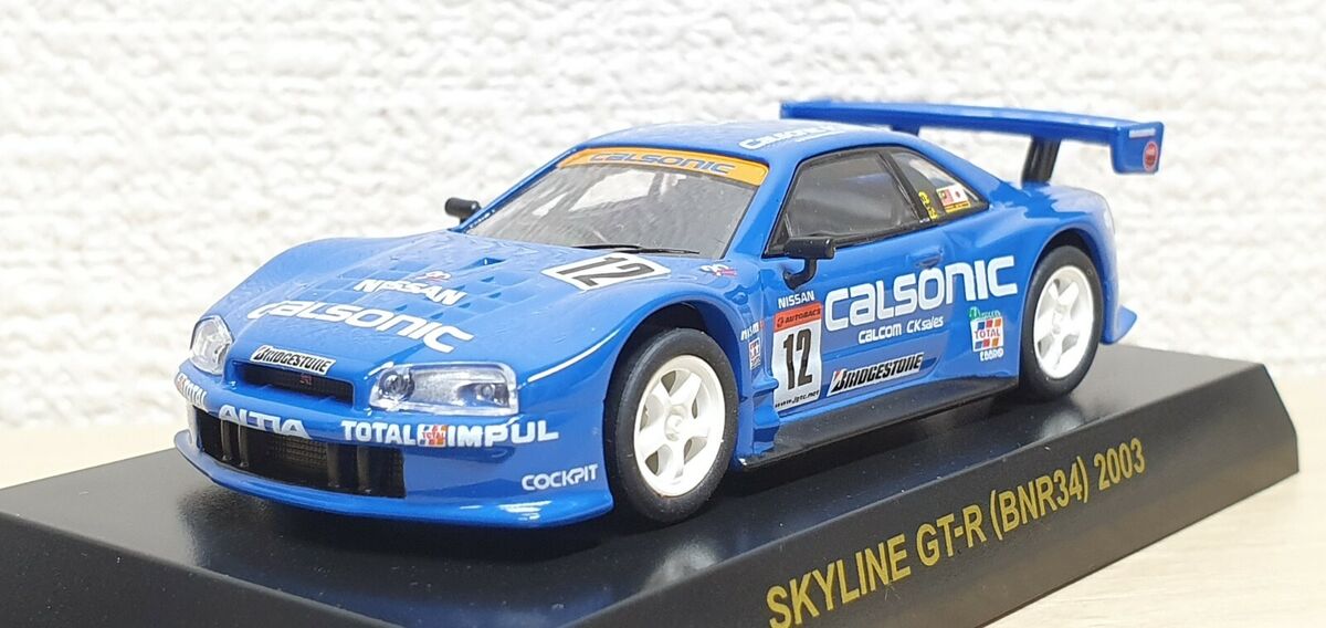 1/64 Kyosho 2003 CALSONIC NISSAN SKYLINE GT-R BNR34 R34 #12 1/64 Kyosho 2003 CALSONIC NISSAN SKYLINE GT-R BNR34 R34 #12