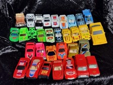 Lot Of 32 Unbranded Diecast And Pull Back Cars-Various Models And Colors