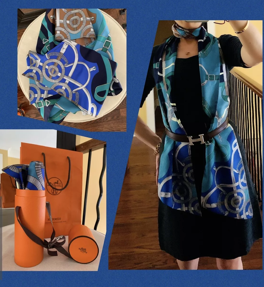 hermes twilly scarf on bag