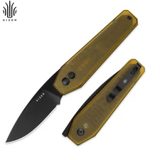 Kizer Tomb Drop Point Folding Pocket Knife Nitro-V Blade PEI Handle V3692A1
