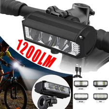LED Bike Light Super Bright Waterproof USB Rechargeable Bicycle Front Headlight
