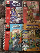 Leap Frog Leap Pad Interactive Books Lot Of 4...