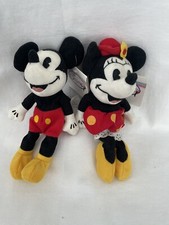Disney Mickey  Minnie 1930  s Mini Bean Bag Plush VINTAGE  RETIRED w/tags