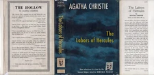 AGATHA CHRISTIE  THE LABORS OF HERCULES - RARE COLLINS CANADA 1ST 1947 DJ N-FINE