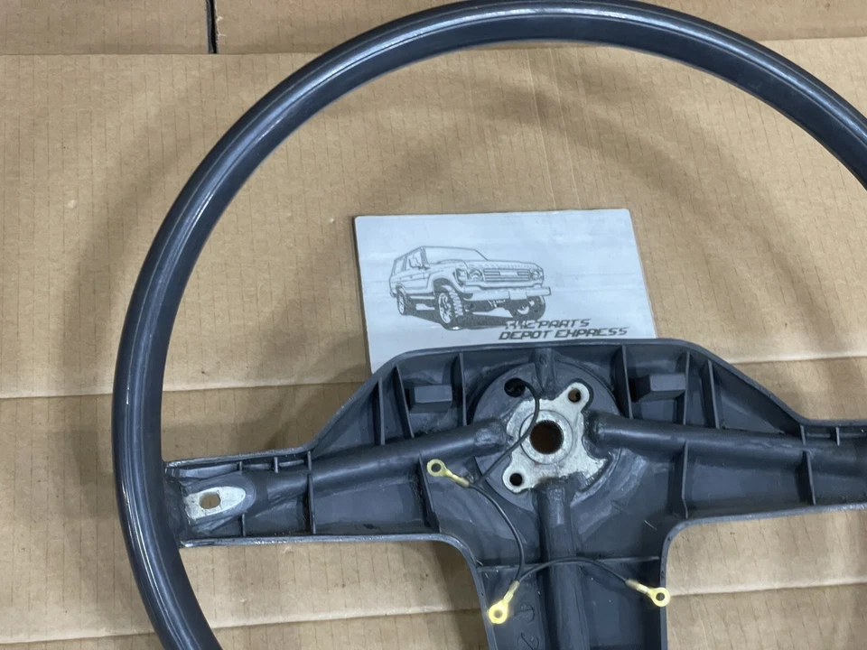 Volante gris genuino 1981-1987 Toyota Land Cruiser FJ60 HZJ60 LandCruiser Foto 2 de 4