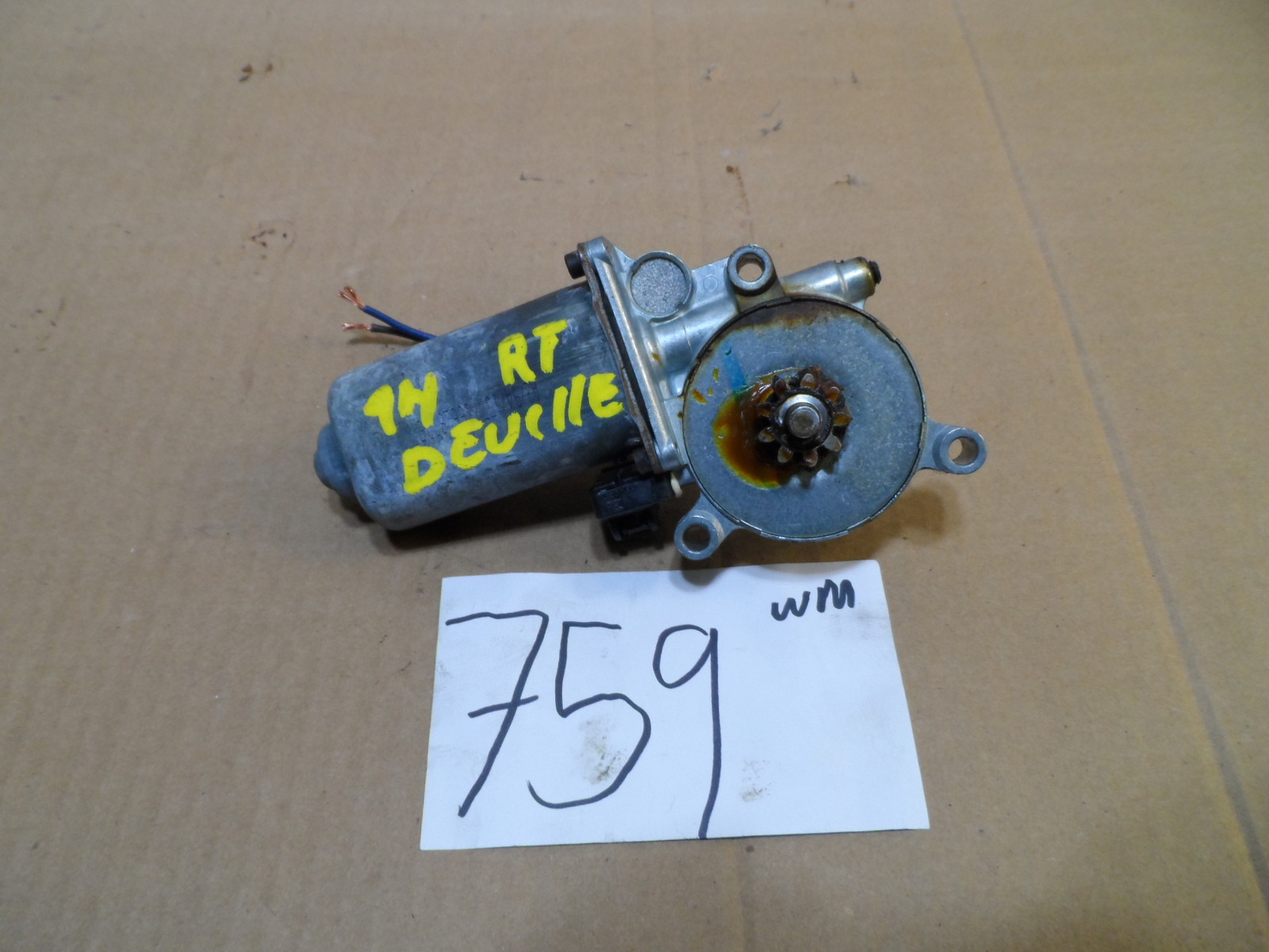 1994 - 1999 Cadillac Deville FRONT PASSENGER Side Window MOTOR #759-wm