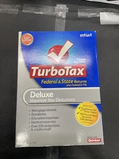 Intuit Turbotax Deluxe Software for Federal Returns/E-File for Year 2010