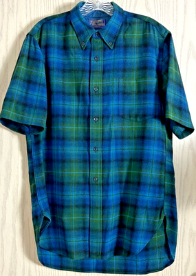 Pendleton Vintage 1960s Men's 100% Wool Shirt Shadow Box Pendleton Vintage 1960s Men's 100% Wool Shirt Shadow Box