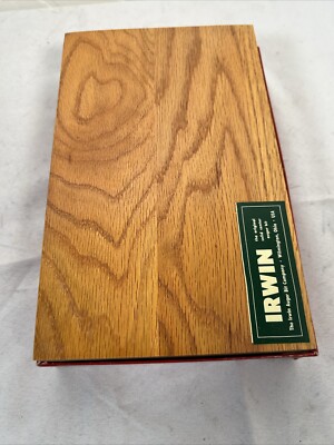 Vintage NOS Irwin Complete 13pc Boxed Set, Auger Brace Bits USA Made - Picture 3 of 10
