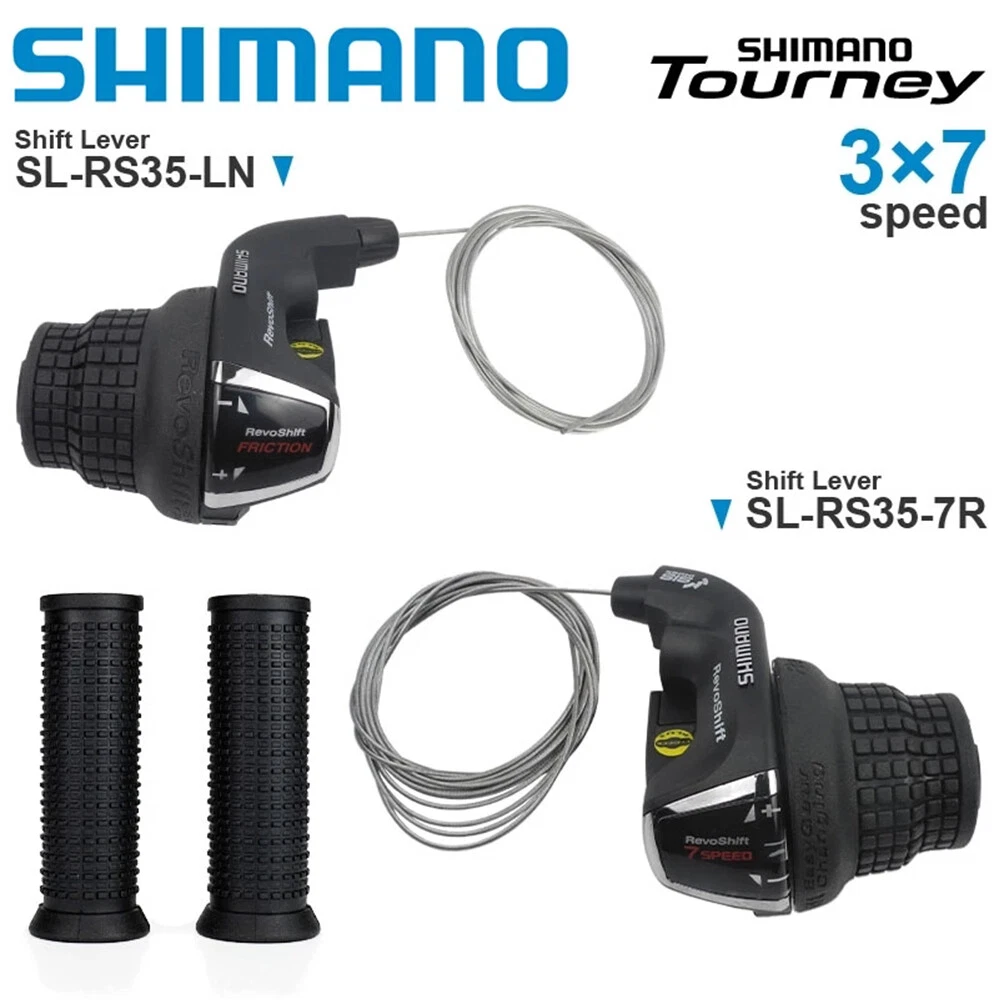 Shimano RevoShift SL RS35 3 6 7 18 21 Speed Twist Grip Shifter MTB Bike Shifters