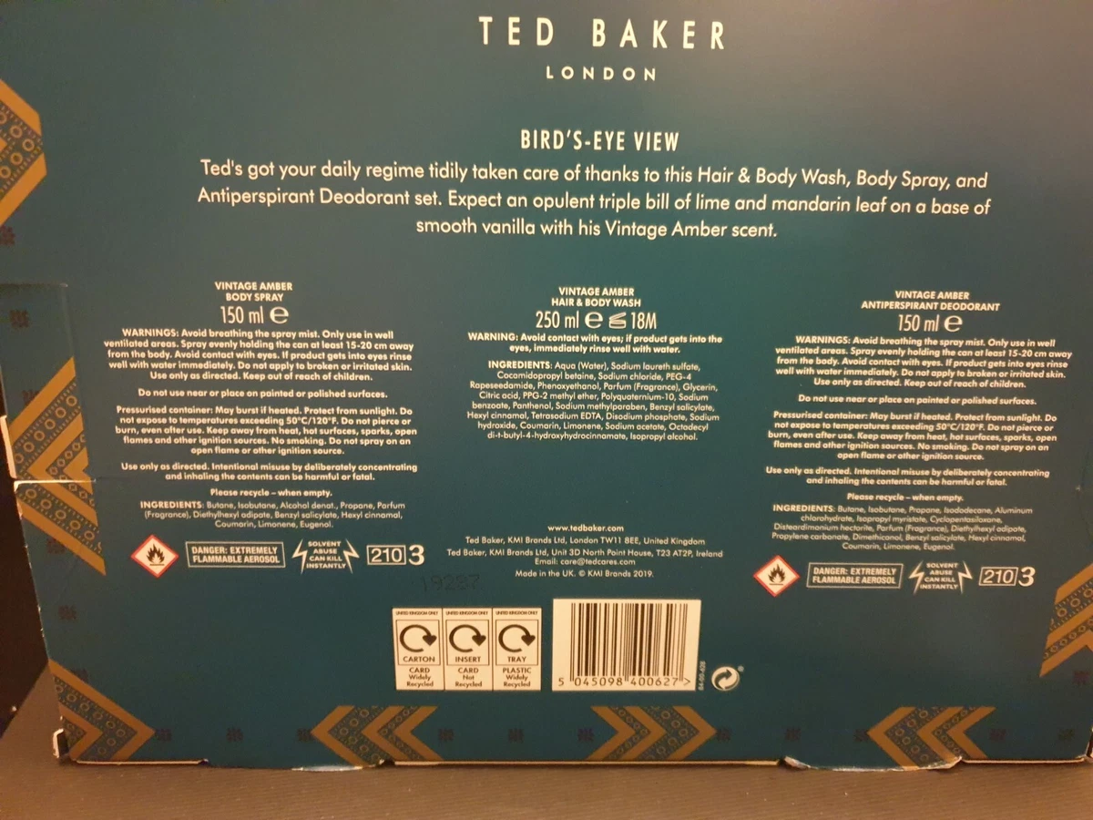 Ted baker vintage amber aftershave sale