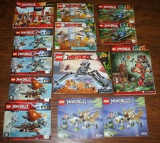 Lot of 13 LEGO NINJANGO Instruction Manuals ONLY 