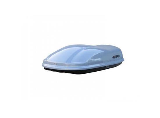 BOX TETTO BAULE FARAD F3 MARLIN 400 LT 160x80x40 GRIGIO METALLIZZATO N/8