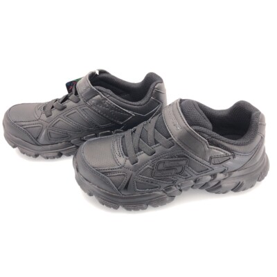 Skechers Sport Tough Trax-Factors Boys Size Black Shoes