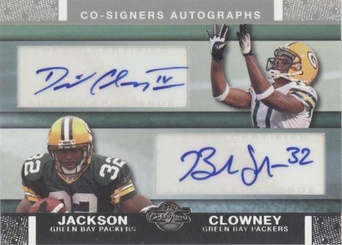 2007 Topps Co-Signers Brandon Jackson David Clowney #CSA-CJ - 1 of 2