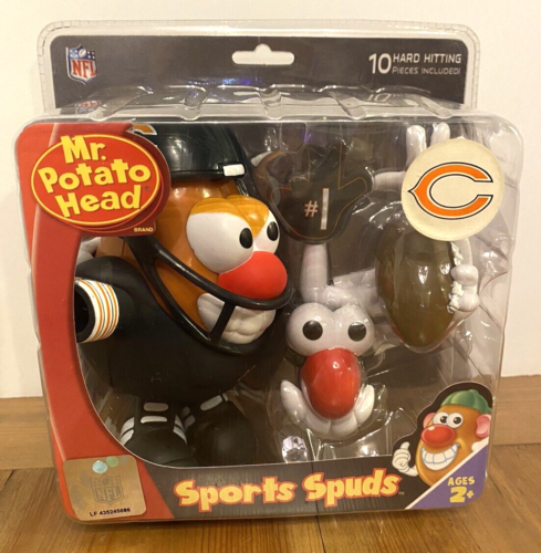 Hasbro Mr. Potato Head Sports Spuds Chicago Bears NFL 10 Pieces, NIB Sealed - Afbeelding 1 van 6