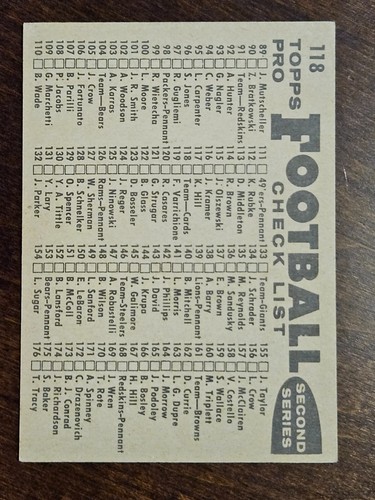 1959 Topps Football Cards Complete Your Set You Pick Choose Each #1 - 176 - Picture 169 of 281
