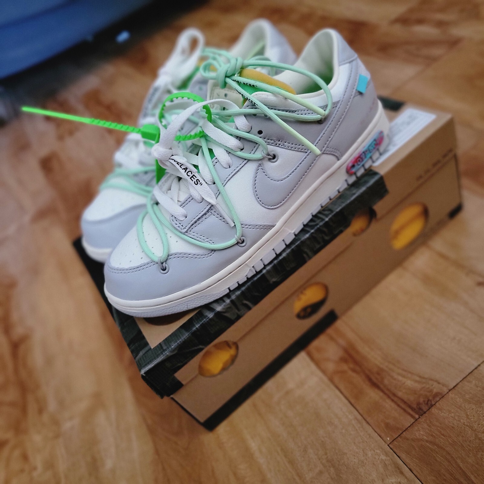 OFF WHITE X NIKE Nike Dunk Low x Off White 07 of 50 2021 taglia 9 5