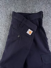 New Carhartt Cat 2 Flame Resistant FR NFPA 2112 WORK PANTS Blue 30x30 Men s