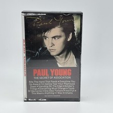 Paul Young Secret of Association 1985 Vintage Cassette Tape CBS Records Tested