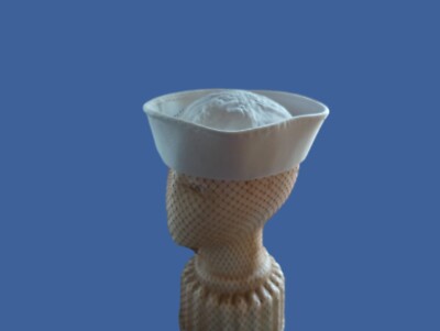 U.S NAVY ISSUE SAILOR CAP WHITE DIXIE CUP HAT COTTON TWILL GOB