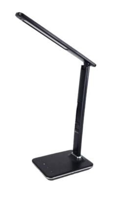 Ottlite Executive Desk Lamp with USB Charging Port -BLACK
