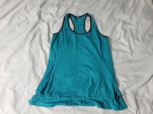 teal racerback tank