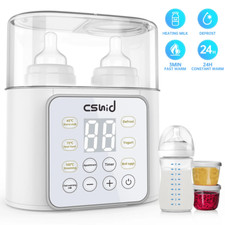 Baby Bottle Warmer, 9-In-1 Fast Milk Warmer Babies Food Heater  Defrost