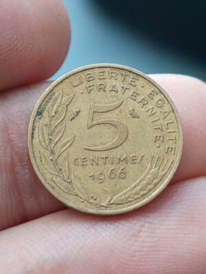 FRANCE 5 CENTIMES 1966 French Kayihan coins T121 | eBay