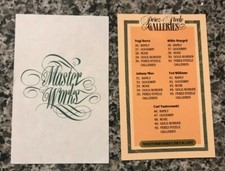 1992 Perez Steele MASTER WORKS CHECKLIST - SERIES 2