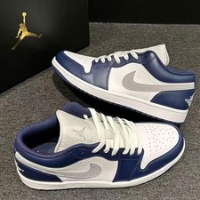 Nike Air Jordan 1 Low OG "White Blue" Men's Shoes