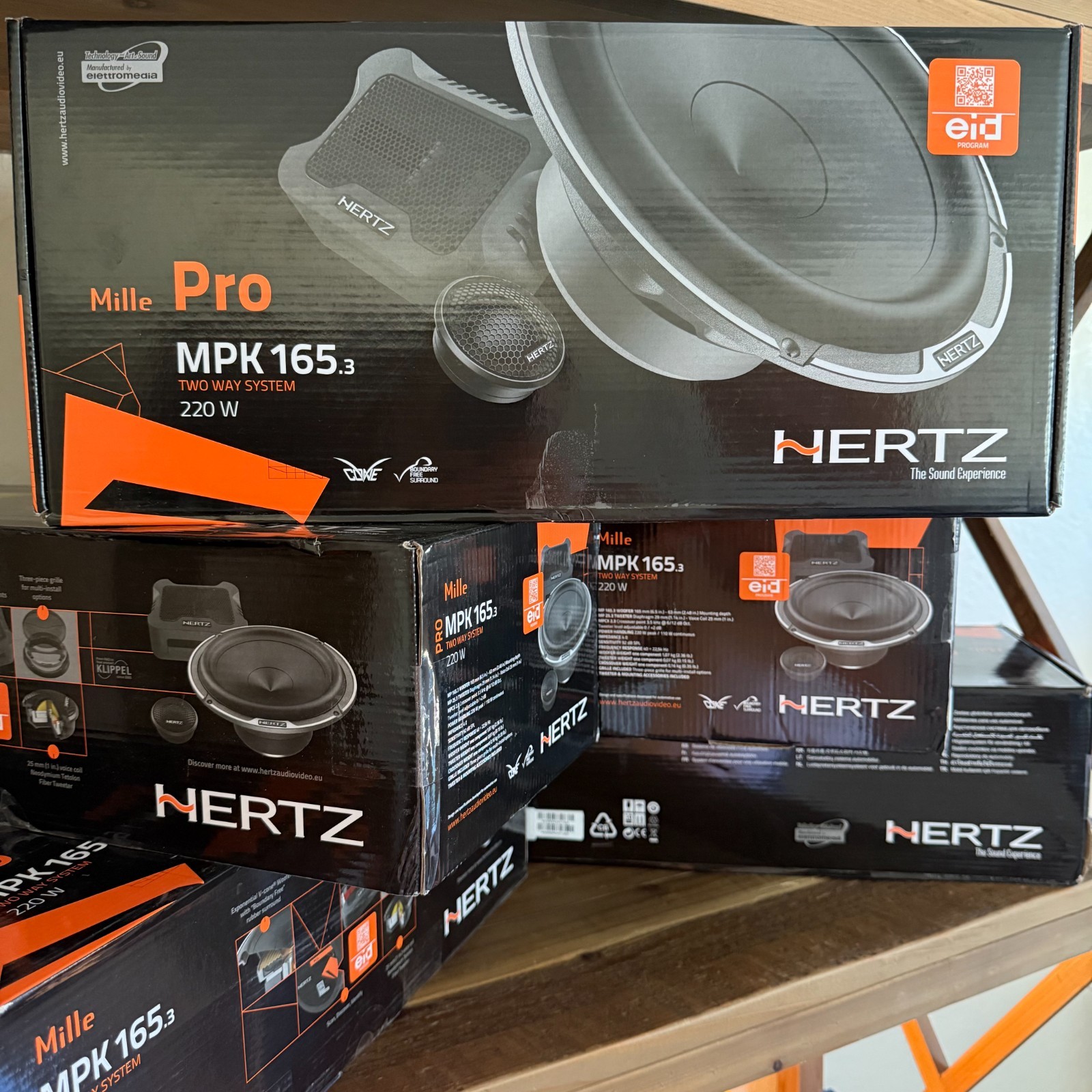 Hertz MPK 165.3 Mille Pro 6.5" (16,5 CM) 2-Way Component Car Speaker Set - Pair