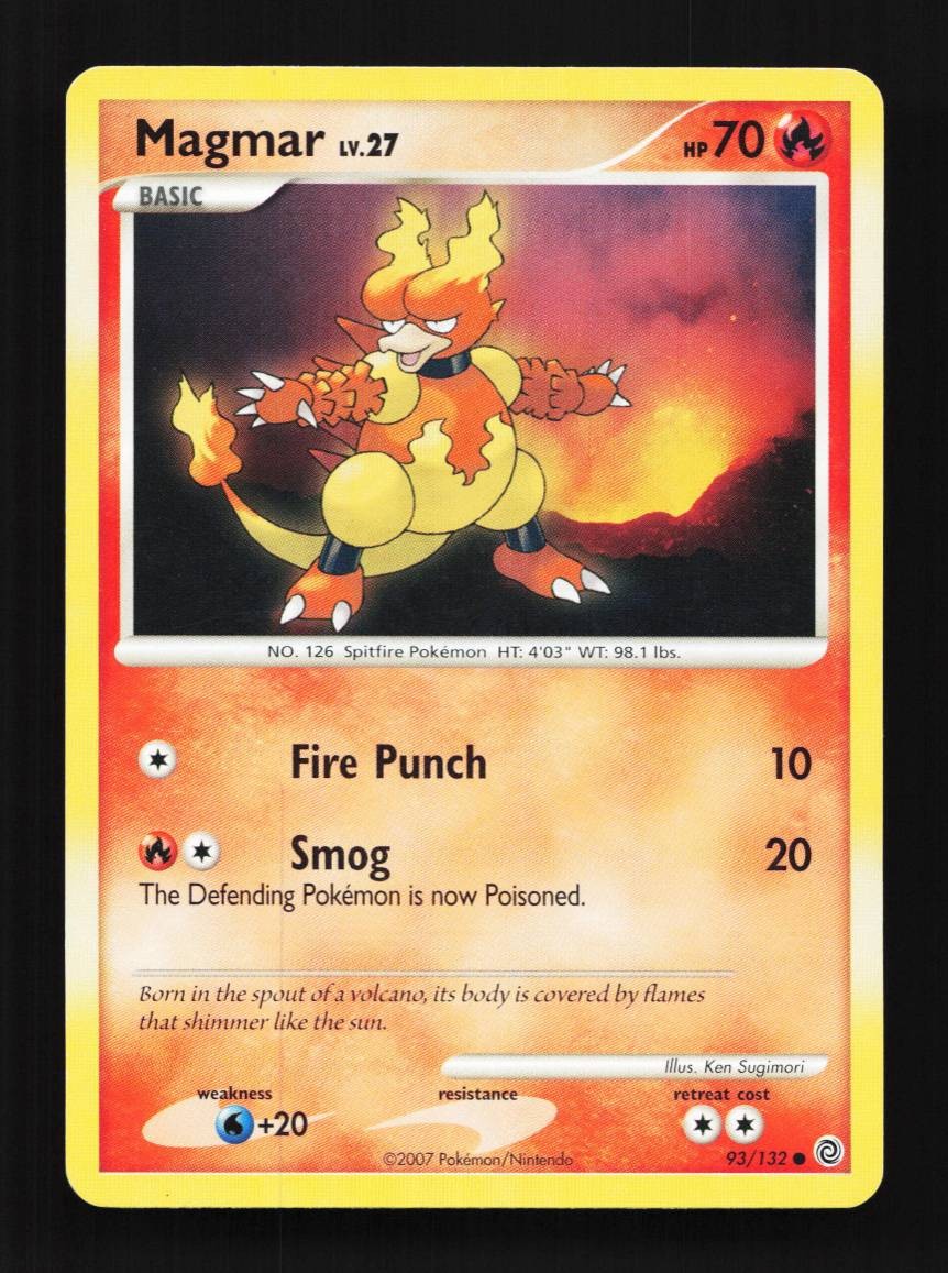 Magmar 93/132 Secret Wonders English Pokemon Card TCG