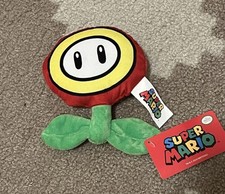 Super Mario Fire Flower Plush Toy NWT Nintendo Official Licensed
