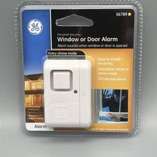 GE Personal Security Window or Door Alarm – Model 56789 – 120 dB – NEW Sealed