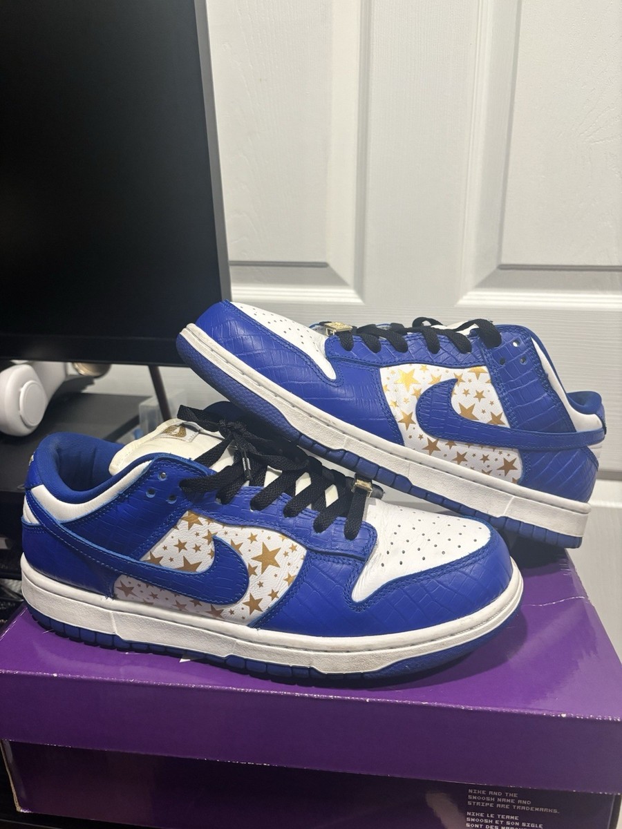supreme dunk low hyper royal