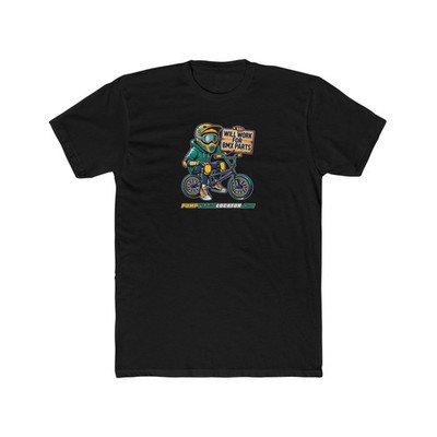 Will Work for BMX Parts T-shirt by Pump Track Locator | Old School 