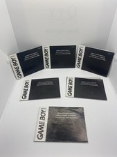 GameBoy Precautions Booklet DMG-USA-10 Nintendo Insert Only Lot Of 7