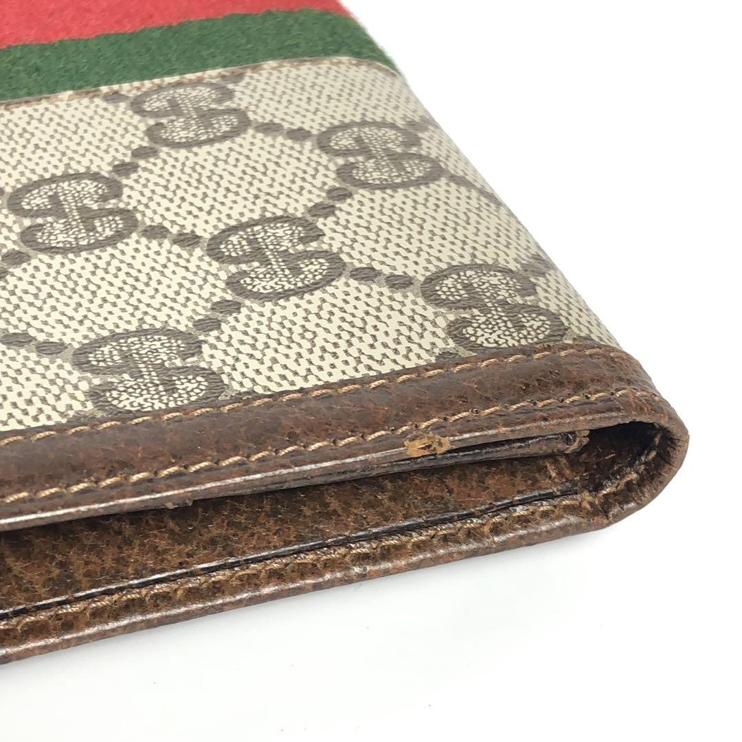 GUCCI Old Gucci Long Wallet Shelly GG Supreme Leather Authentic | eBay