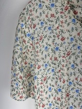 VTG Floral Flowy Dress Fairycore Romantic 90's Cottagecore Sz 14 Whimsy Sundress