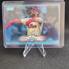 Topps 2025 Stadium Club Light Blue Foil Bryce Harper #126 Phillies Baseball Card