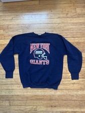Vintage New York Giants Raglan Sweatshirt Logo 7 Size XL